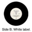 Side B. White label.