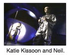 Katie Kissoon and Neil.