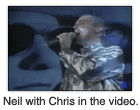 Neil with Chris in the video.