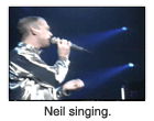 Neil singing.