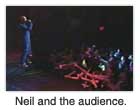 Neil and the audience.