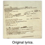 Original lyrics.