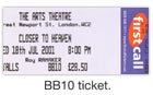 BB10 ticket.