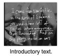 Introductory text.