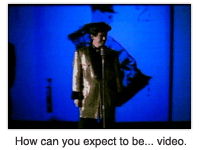 How can you expect to be... video.