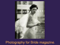 Photography for Bride magazine.