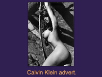 Calvin Klein advert.