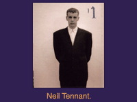 Neil Tennant.